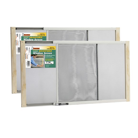 Mosquitero ajustable Frost King 2AWS1537 38 x 54 cm, paquete de 2