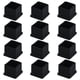 thumbnail image 1 of Cubierta para patas de muebles Antrader de PVC cuadrada 2.5 x 2.5 x 2.2 cm, negra, 1 of 3