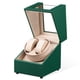 thumbnail image 1 of Enrollador de Relojes Mcbazel Doble Automático en Cuero PU Verde, 1 of 8