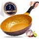 thumbnail image 1 of Sartén Wok KOREA KING 28 cm Antiadherente de Titanio Dorado, 1 of 7
