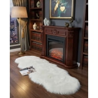 Mylhogar - Alfombra De Pelo De Oveja Sintetico Ultra Suave