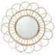thumbnail image 1 of Espejo Redondo De Ratán Para Maquillaje, Espejo Para Colgar En La Pared, Decoración Artística Innovadora, Vestidor, 1 of 5