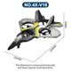 thumbnail image 5 of Avión RC YRounee V17 con 2 baterías, LED y acrobacias de 360°, 5 of 7