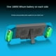 thumbnail image 3 of Compatible con Nintendo Switch Lite/Switch, ventilador con batería recargable, empuñadura ergonómica ajustable y asa de carga extensible-Negro, 3 of 7