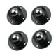 thumbnail image 3 of 4x Mini Ruedas Giratorias Autoadhesivas De Acero Inoxidable Sticky Para Cubo De Basura Negro, 3 of 5