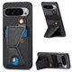 thumbnail image 1 of Funda Resistente para Google Pixel 9 Pro XL con Tarjetero y Soporte, Diseño Magnético Negro, 1 of 5