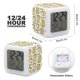 thumbnail image 2 of Pan Tostado theme 7 colors Alarm Clock Digital LED Alarm Clock Gifts for kids friends family, 2 of 6