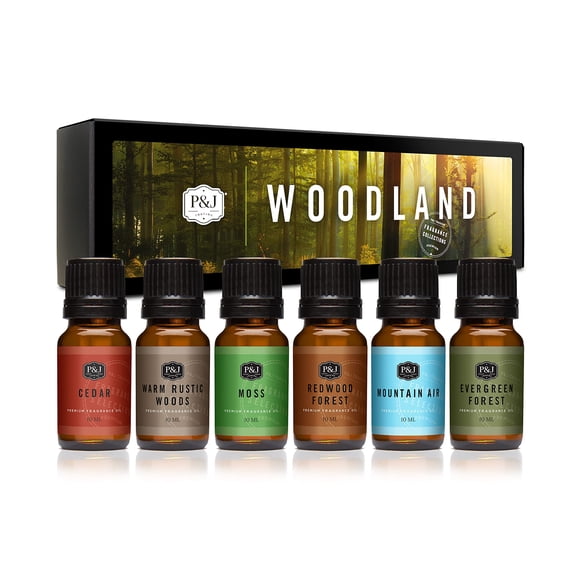Set Bosque de Aceites de Fragancia P&J Trading 6 × 10 ml