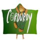 thumbnail image 1 of Corduroy Manta Capa con Capucha Anti-Bolitas, Manta de Lana Ártica Suave, Manta Portátil de Felpa Ligera y Lujosa, Poncho para Siesta en Casa y Oficina, 100*130cm, 1 of 6