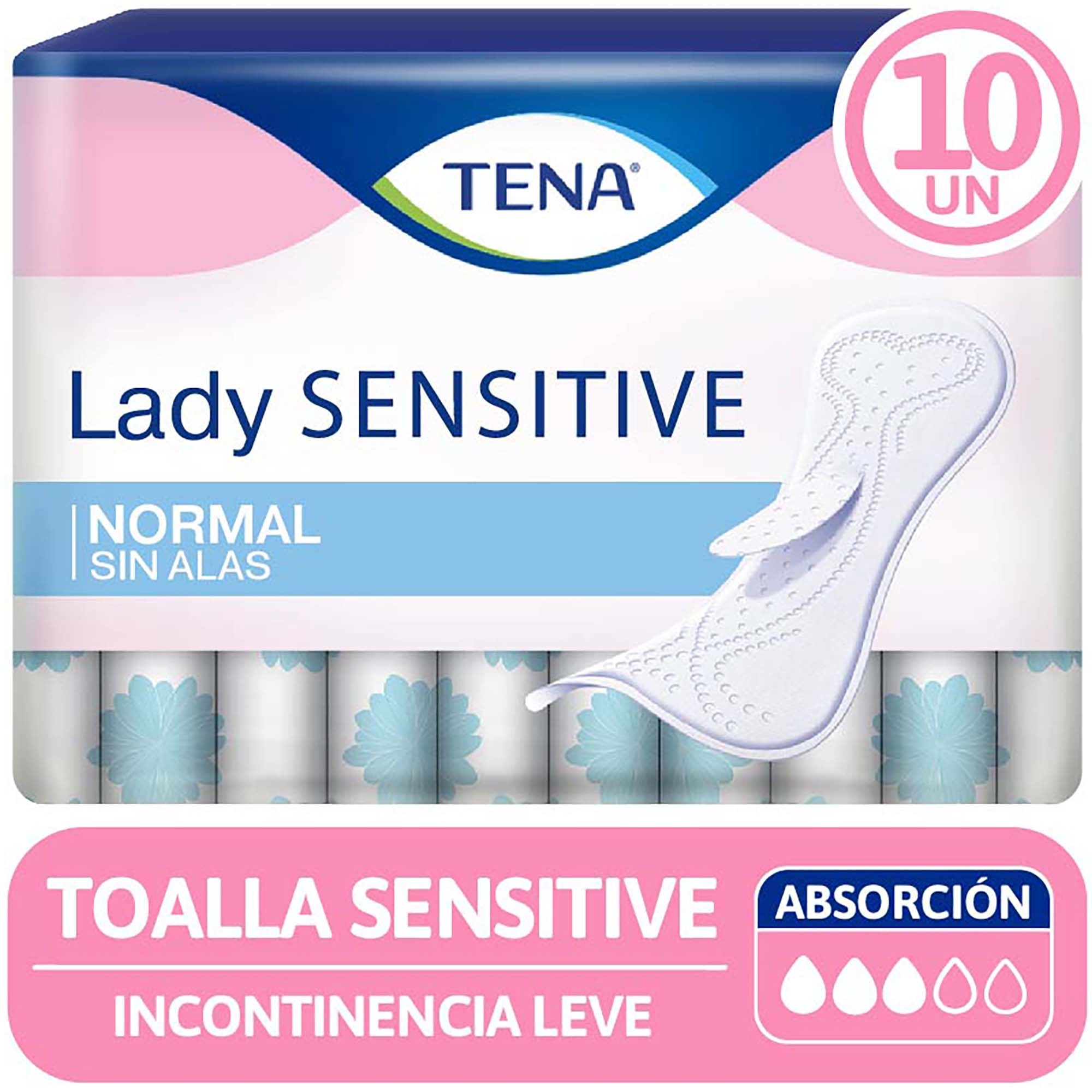Toallas Incontinencia Sensitive 10 Un Tena