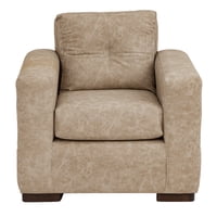 Muebles América - Sofá Franco 1 Cuerpo Cuero Auris Beige