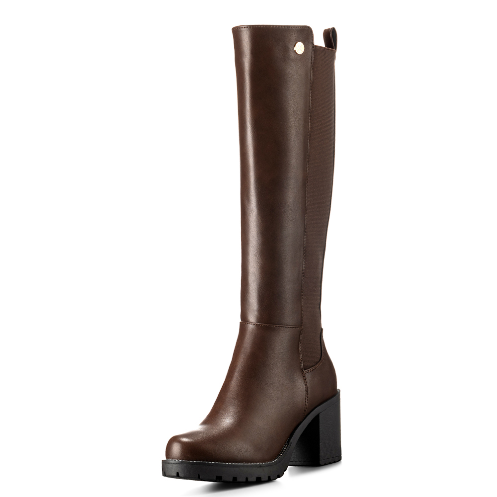 Bota Marron Casual Mujer Weide Zs53