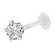 thumbnail image 1 of Piercing labret monroe cartílago nariz boca oreja figura estrella, 1 of 3