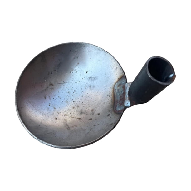Herramienta de tanque séptico, cuchara de lavabo redondeada, removedor de lodos de Metal, cucharón de agua, cuchara de alcantarillado, cuchara de , hierro de 17cm