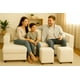 thumbnail image 3 of Sofa Seccional 3C Lusso Crudo Chaise Lounge Ambos Lados, 3 of 4
