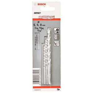 Bosch - Juego C/ 3 Brocas Para Hormigón Encastre Cilíndrico