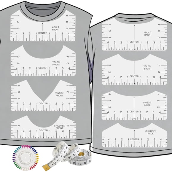Regla Belalasuyu 25 cm Guía para Playeras – Set de 10 Piezas