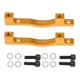 thumbnail image 5 of Adaptador De Montaje De Freno De Disco Delantero Y Trasero De Bicicleta MTB De 203 Mm 2 Piezas Dorado, 5 of 5