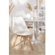 thumbnail image 2 of 4und Silla de comedor Tulip Acolchada - Blanco, 2 of 6