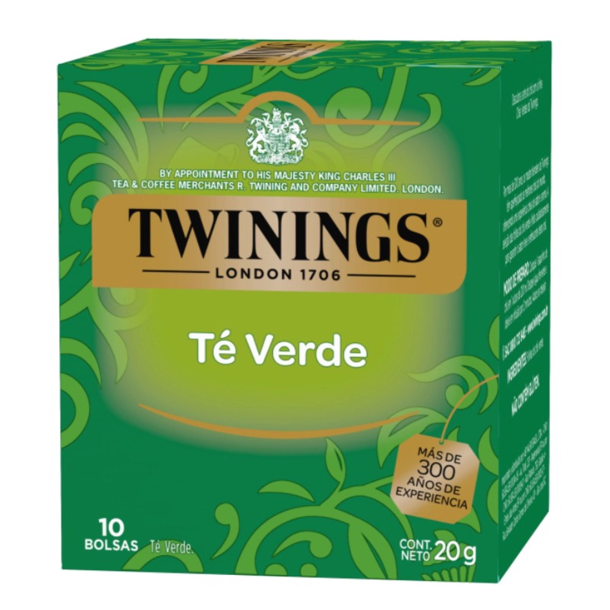 Té Pure Chá Verde Caja 20 g Twinings
