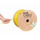 thumbnail image 1 of Cable electrónico TRUE CABLE Cat6A blindado para plenum 305 m amarillo, 1 of 8