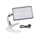 thumbnail image 1 of Lupa con luz para decoración del hogar, de mano, 48 LED, lámpara de aumento para esteticistas, banco de trabajo, manualidades, pasatiempos. Blanco, 1 of 5