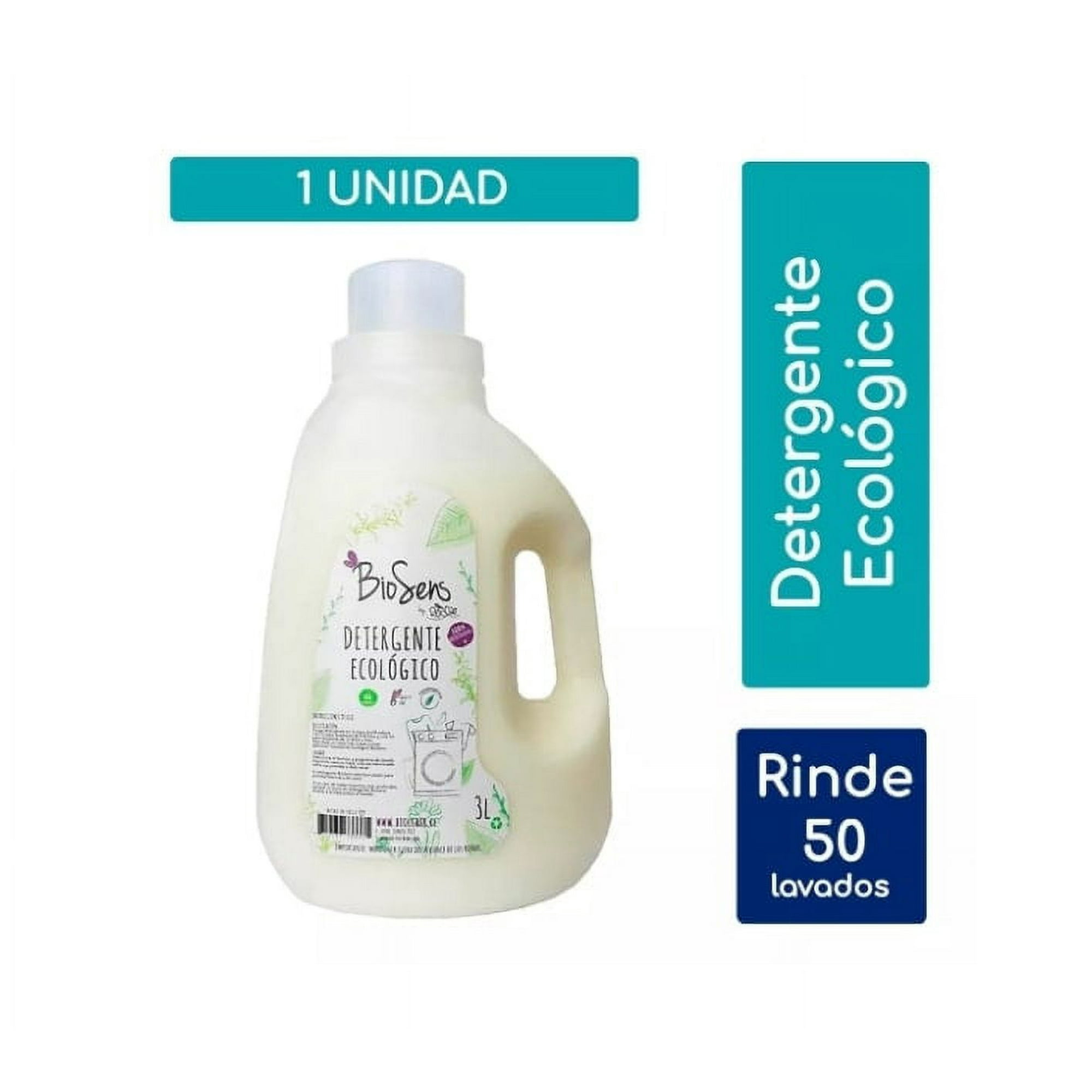 Detergente Ecológico Biosens 3 Litros - Limpieza Biodegradable Y Natural