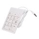 thumbnail image 3 of Mini USB 18 Teclas Num Pad Teclado Numérico Numérico Teclado Para Computadora Portátil Blanco, 3 of 5