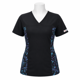 thumbnail image 1 of Delantal Mujer tela elasticada C/aplic. estampada al costado. Negro - Art. LQ-4, 1 of 3