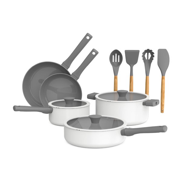Juego de utensilios de cocina So Yummy de Bella, 12 piezas con revestimiento antiadherente