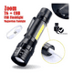 thumbnail image 3 of Linterna Led Recargable Micro Usb Lampara Luz Color de la luz Blanco, 3 of 3