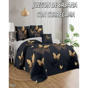 Genérico - Sabana Con Cubrecama Plaza Y Media