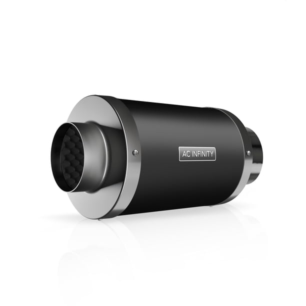 Ventilador de ducto, silenciador AC Infinity, en línea, reducción de ruido de 4 pulgadas