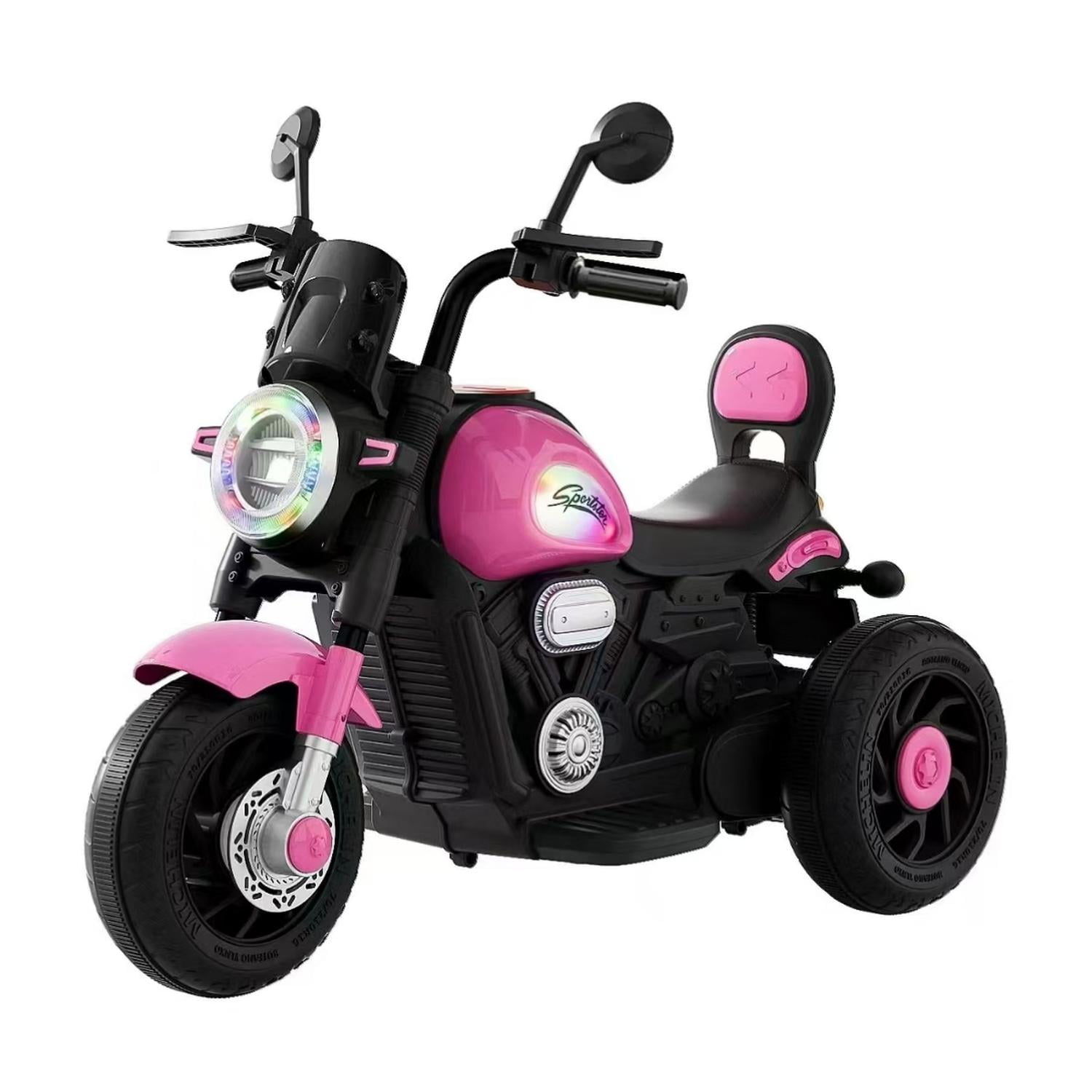 Auckland Outdoor - Auto Electrico Moto Juguete Infantil A Bateria 518 Fucsia Fucsia