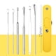 thumbnail image 1 of 6Pcs Ear Cleaner Wax Removal Tool Earpick Stick Springs Reusable Cleaning Earwax Spoon Swab Stainless Steel Ear Cure Health Kits, 1 of 3
