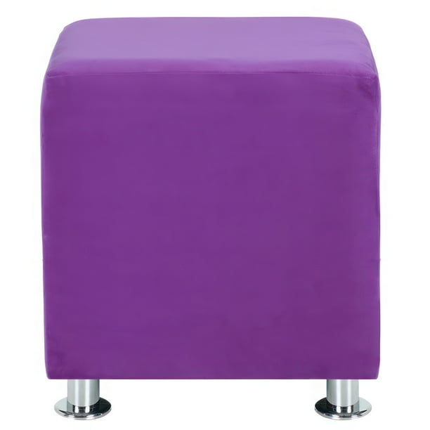 Pouf Cali 1c Felpa 12 Morado