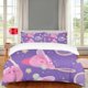 thumbnail image 4 of Pink Krbys Game Duvet Cover 3 Piece Bedding SetTeen Anime Comforter Cover Set Super Soft Duvet Cover with Pillowcase, 4 of 5