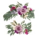 thumbnail image 3 of 2 piezas de flores artificiales hechas , hojas , flores de para telón de fondo , cartel de bienvenida, arreglo Floral , púrpura Opción 4E, 3 of 5