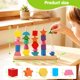 thumbnail image 3 of Juego de Cuentas para Ensartar JRUXJWI Montessori de Madera STEM, 3 of 6