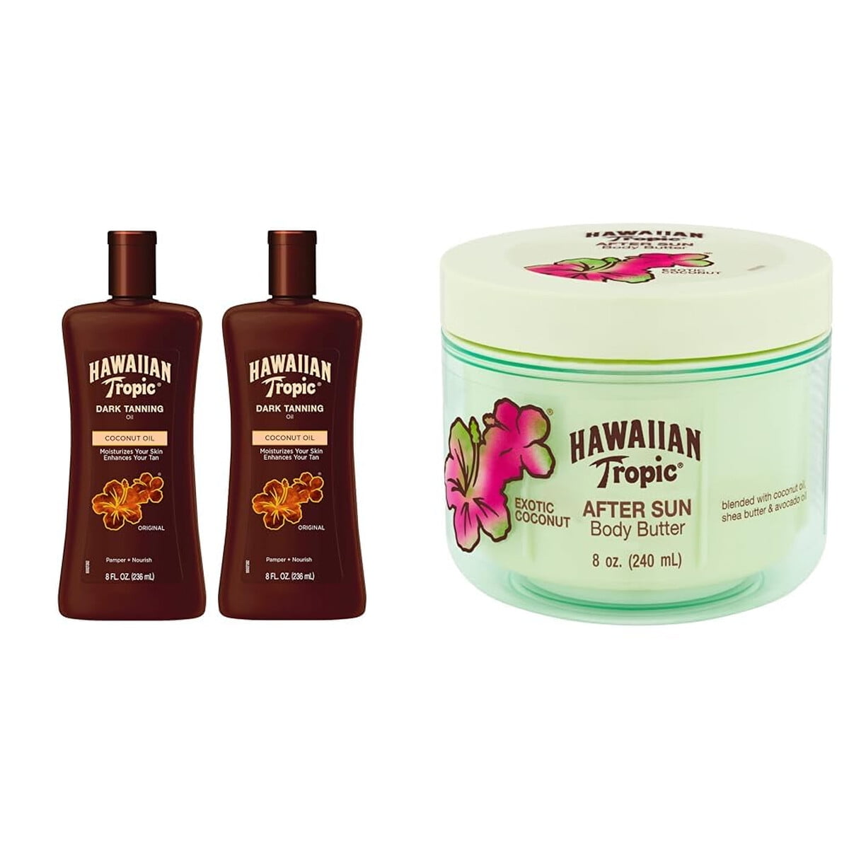 Aceite Bronceador Hawaiian Tropic 2x8oz After Sun
