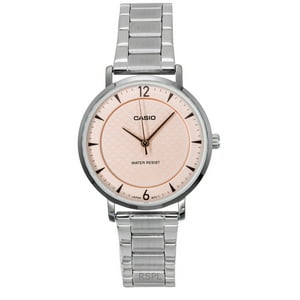 Reloj Casio Standard Analog Stainless Steel Salmon Dial Quartz Ltp-Vt04D-4A Women'S Watch