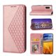 thumbnail image 1 of Funda Flip FOXDOCK para Sony Xperia 10 V , Estilo Billetera con Diseño Rombo, Correa de Mano y Soporte, Uso Diario, 1 of 6