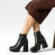 thumbnail image 2 of Botin Casual Mujer Eco Cuero Tacon Grueso Clasico Weide DH80, 2 of 9