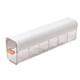 thumbnail image 5 of Caja De Almacenamiento De Calcetín De Ropa Interior Colgante Portátil 6 Rejillas Para Cinturones Sujetador Corbatas Blanco, 5 of 5