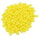 thumbnail image 2 of 130 unids 8mm perlas de espaciador de perlas de imitación de plástico redondo diy craft amarillo, 2 of 3