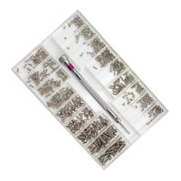 Ioensy - Juego De Microtornillos, Herramienta De Reparación De Repuesto, Pequeña Para Gafas De Reloj, Estilo Electrónico B