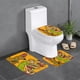 thumbnail image 1 of Scooby-Doo Juego de 3 alfombras de baño de coral fleece: tapete de baño + alfombra de inodoro en forma de U + funda de tapa de inodoro en forma de O, 1 of 6