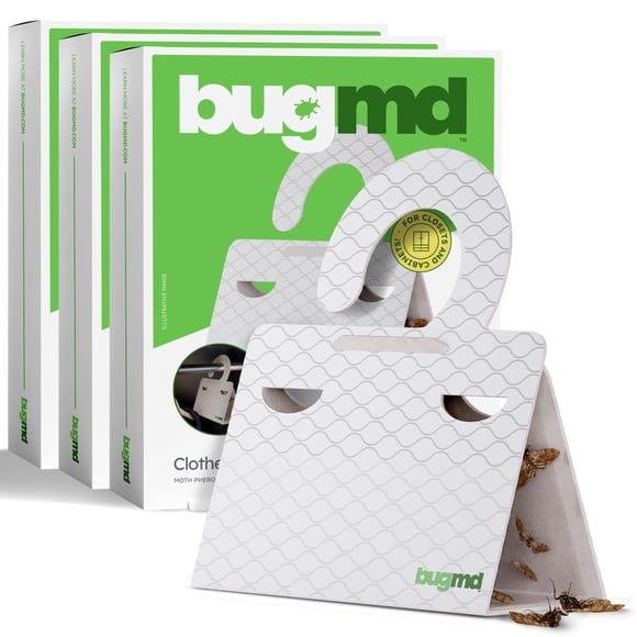 Trampas para polillas BugMD Clothes & Pantry, 18 unidades, no tóxicas