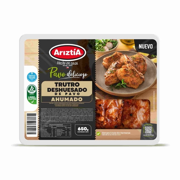 Truto Deshuesado de Pavo Ahumado, 650 g