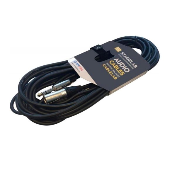 Stagelab CLM XMST15 Cable XLR Macho a Plug TRS 1/4 15m